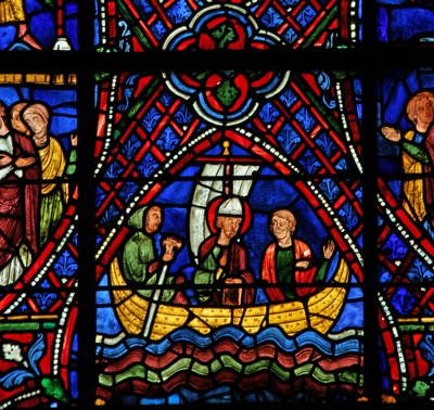 St. Apollinaire: in einem Boot von French School