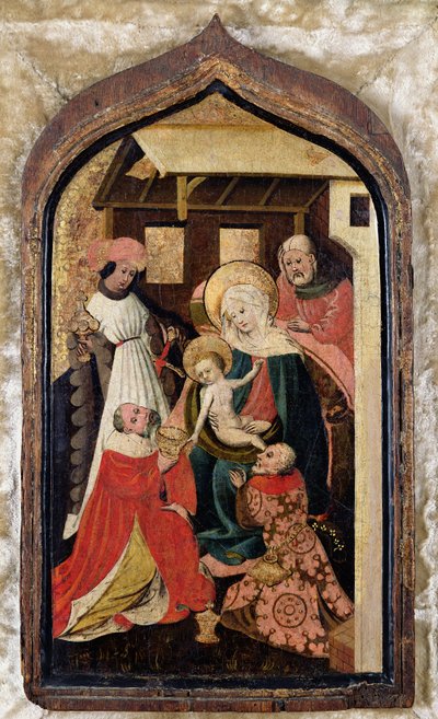 Die Anbetung der Könige von French School