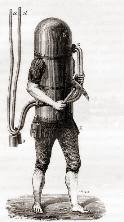 Die Tauchmaschine von Karl Heinrich Klingert von French School