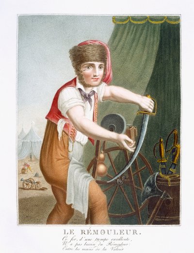 Der Schleifer, ca. 1816 von French School