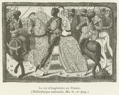 Der König von England in Frankreich von French School