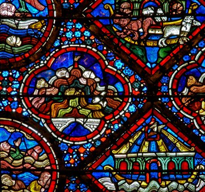 Das Noah-Fenster: Die Sintflut von French School