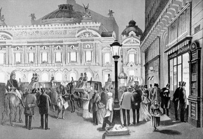 Die Oper, Paris, 1875-80 von French School