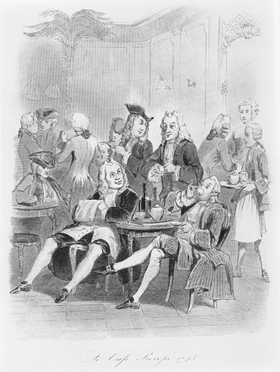 Das Procope im Jahr 1743, ca. 1840 von French School