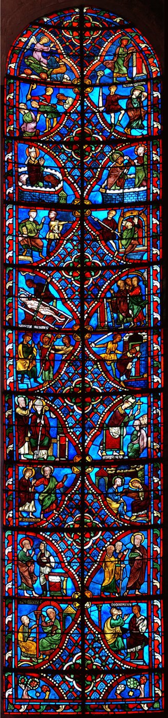 Das St. Denys-Fenster von French School