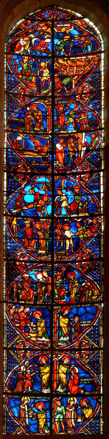 Der Heilige Laurentius Fenster von French School
