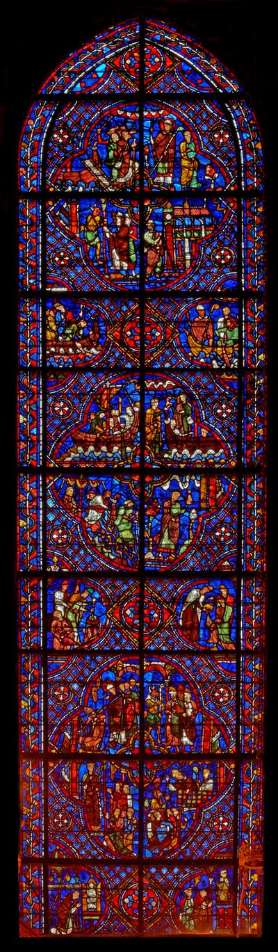 Das St. Nikolaus Fenster von French School