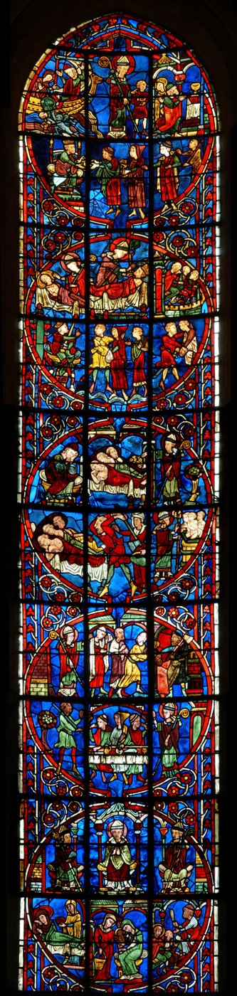 Das St. Nikolaus Fenster von French School