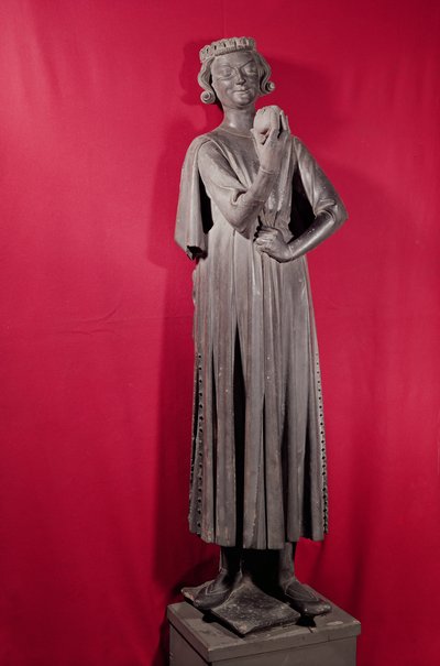 Der Versucher, aus dem Straßburger Münster, ca. 1280-85 von French School