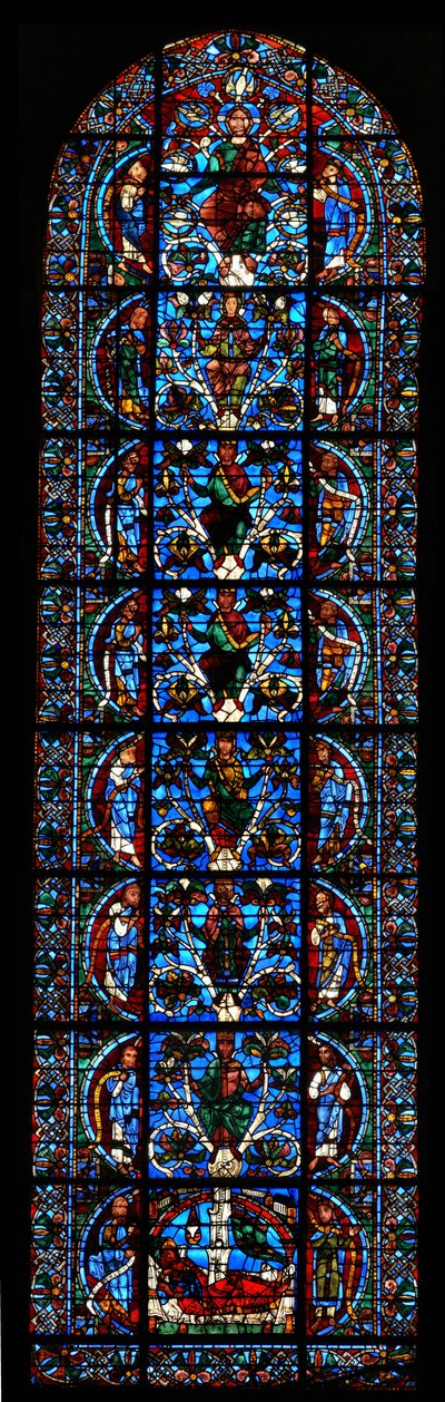 Der Baum Jesse, ca. 1150 von French School