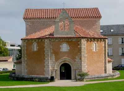 Ansicht des Baptisteriums von St. Jean von French School