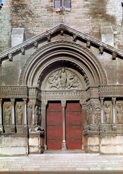 Ansicht des Portals von French School