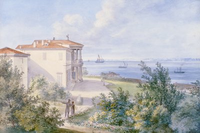 Villa Murat, Campo Marzio in Triest, 1820 von French School