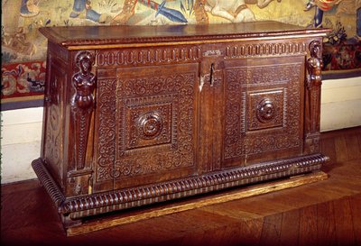 Walnuss-Sideboard, Lyonnais-Schule von French School