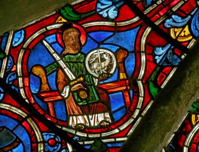 Fenster Ew mit Johannes dem Täufer von French School