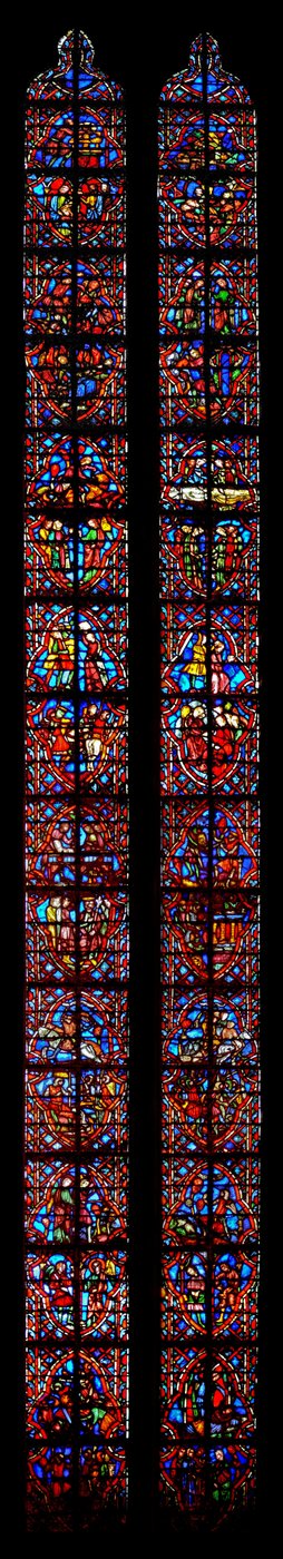 Fenster w5 das Buch der Richter von French School