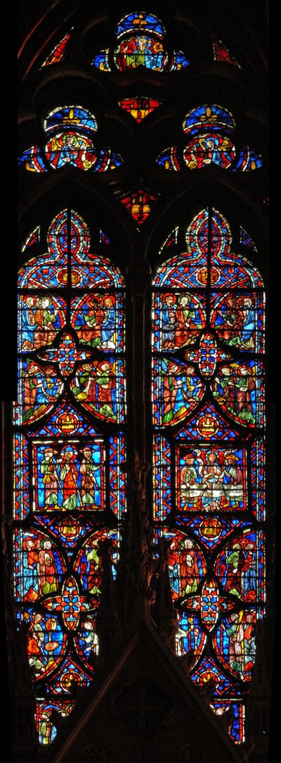 Fenster w8 Szenen aus der Passion von French School