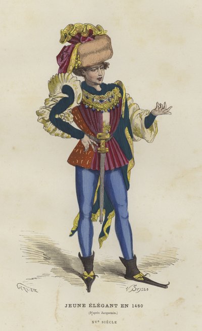 Junger Dandy, 1480 von French School