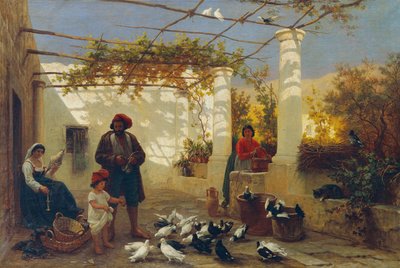 In einer italienischen Pergola von Friedrich Alois Schönn