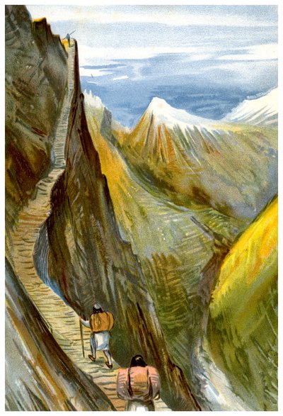 Der Nerpani-Pfad, Tibet, 1898 von Friedrich Arnold Brockhaus