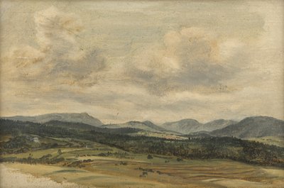 Voralpen-Panorama von Friedrich August Mathias Gauermann