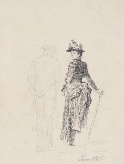 Paris 1885 von Friedrich August von Kaulbach