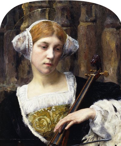 Die Cellistin von Friedrich Edouard Meyerheim