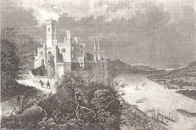 Schloss Stolzenfels von Friedrich Foltz