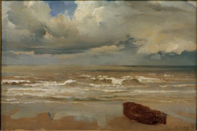 Strand bei Blankenberge von Friedrich Karl Hausmann