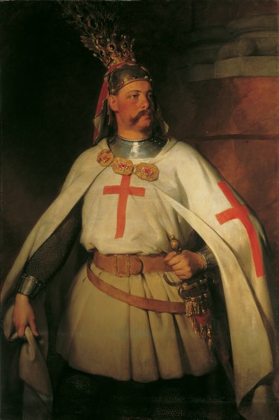 Erzherzog Leopold als Kreuzritter von Friedrich von Amerling