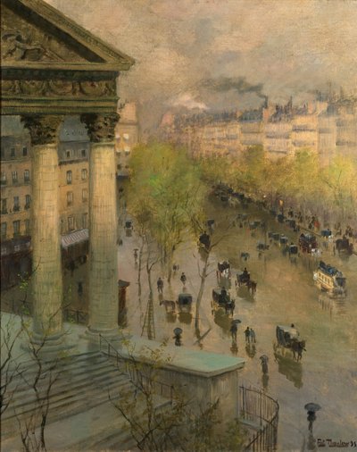 Boulevard de la Madeleine in Paris von Frits Thaulow