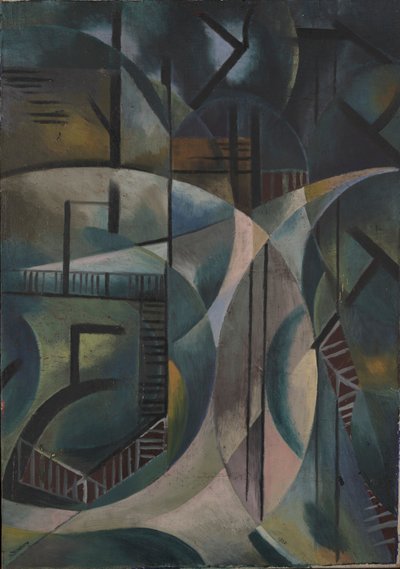 Landschaft im Park von Fritz Stuckenberg