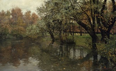Herbsttag an der Akerselva von Fritz Thaulow
