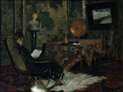 Innenraum, Grini von Fritz Thaulow