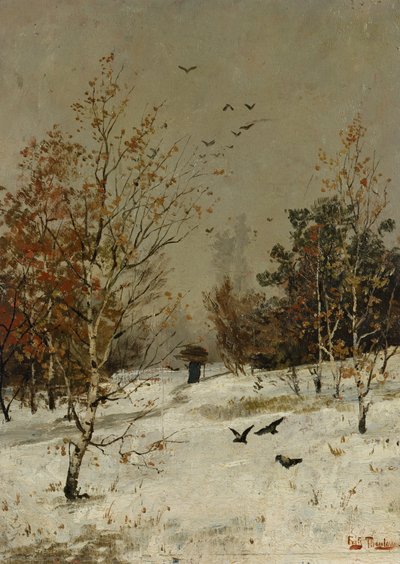 Winter, ca. 1876 von Fritz Thaulow