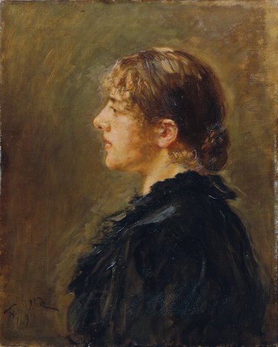 Die Tochter des Künstlers von Fritz von Uhde