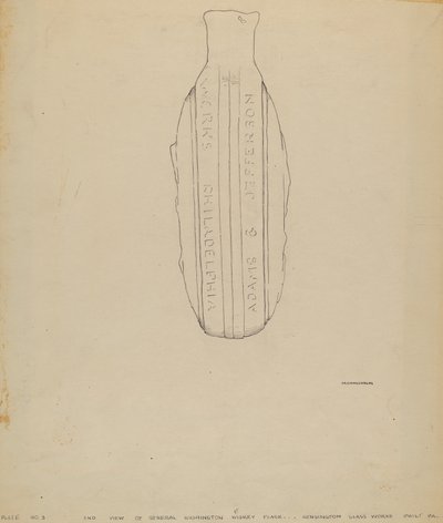 Gen. Washington Flasche von G.A. Spangenberg
