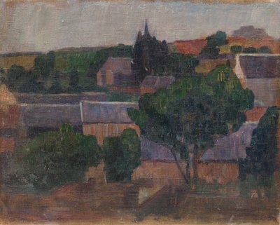 Dorf in der Bretagne von G.F. Clement