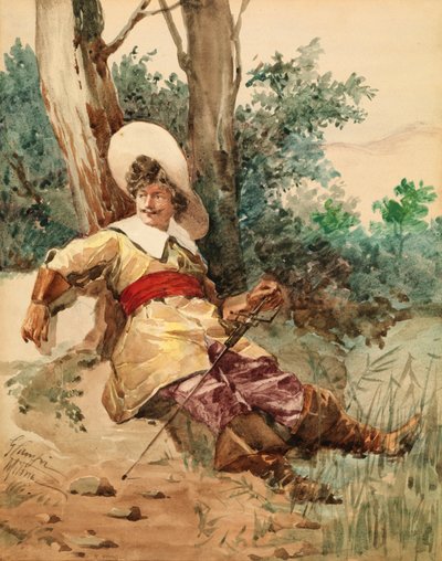Rastender Musketier, n.d. von G. Camfri