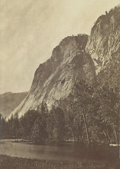 Gletscherfelsen von unten, 1866-1899 von G. Fagersteen