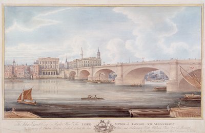 Neue London Bridge, London, um 1835 von G Yates