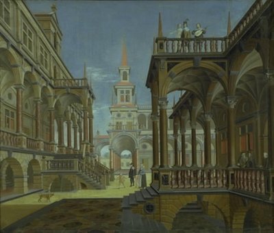 Architektonisches Motivstück von Gabriel Engels