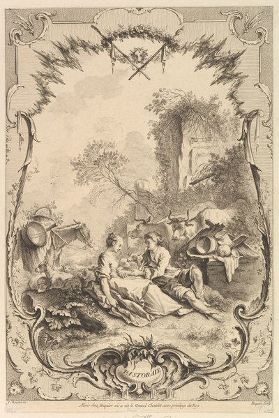 Pastorale von Gabriel Huquier