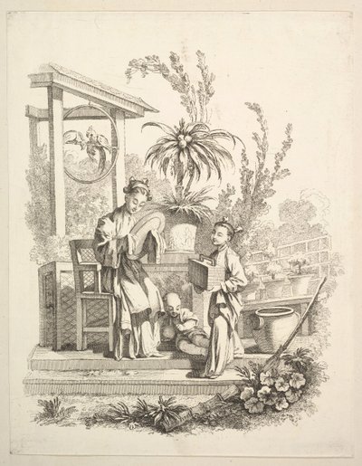Die Toilette, ca. 1742 von Gabriel Huquier