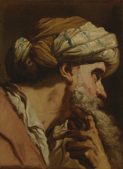 Studie eines orientalischen Kopfes, um 1766-75 von Gaetano Gandolfi