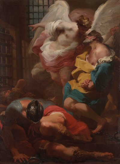 Die Befreiung des Heiligen Petrus von Gaetano Gandolfi
