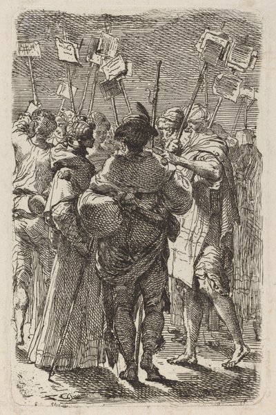 Die Pilger von Gaetano Gandolfi