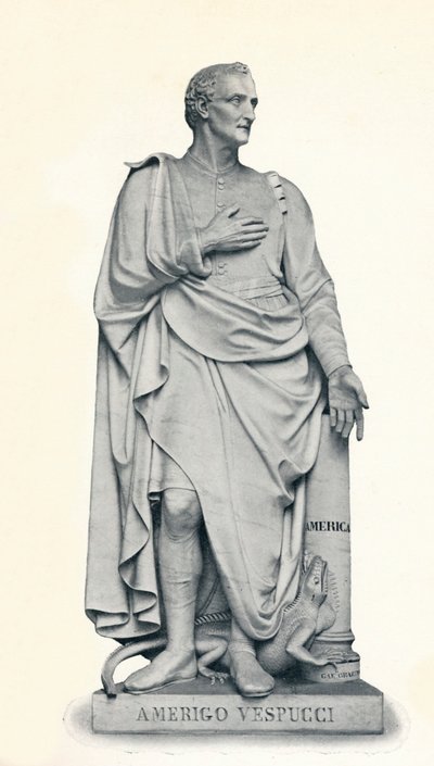 Amerigo Vespucci, 1454-1512, 1912 von Gaetano Grazzini
