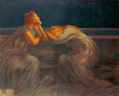 Nocturne, 1908, von Gaetano Previati von Gaetano Previati