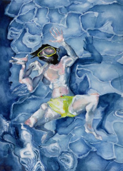 Der Schwimmer, 1989 von Gareth Lloyd Ball